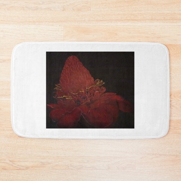 Item preview, STUNNING HAND PAINTED RED TORCH GINGER designed and sold by mymumsart.