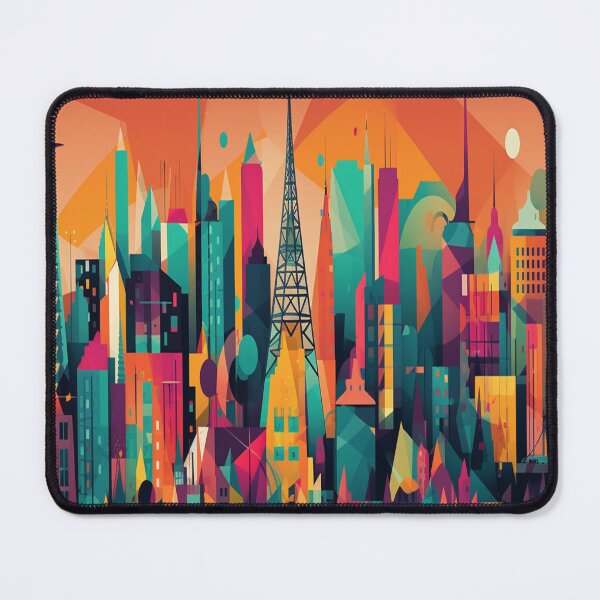Item preview, Whimsical City 2 designed and sold by FreWil2Art.
