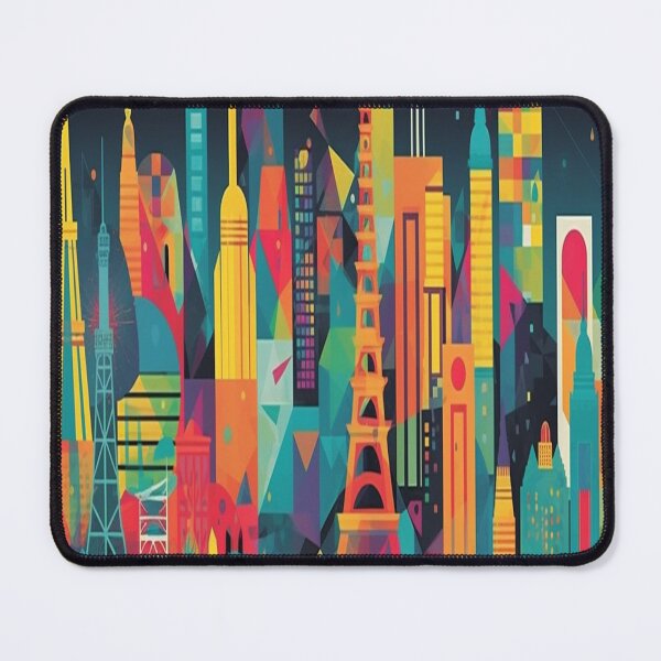 Item preview, Whimsical City 3 designed and sold by FreWil2Art.