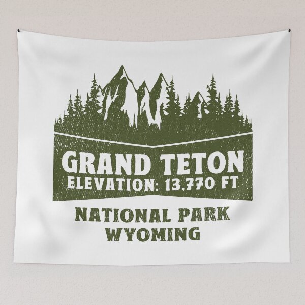 Item preview, Vintage Grand Teton National Park designed and sold by TonySpencer.