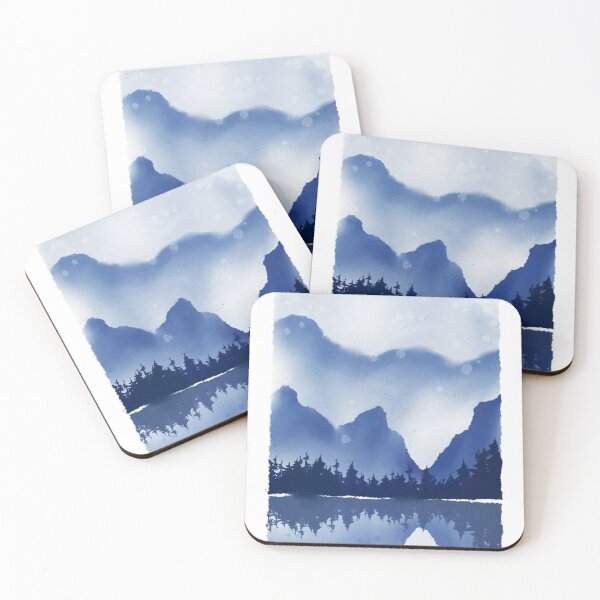 Item preview, Misty Mountains - Sapphire Summit designed and sold by by-lauren.