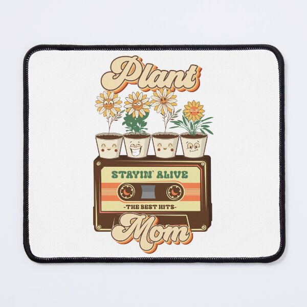 Item preview, Mothers day plant lover groovy cassette Retro hippie mom designed and sold by HomeCoquette.