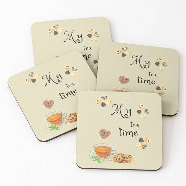 Item preview, My tea time - tea with cake designed and sold by BababuuuPrint.
