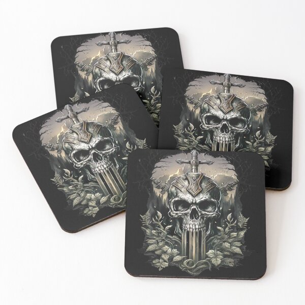 Item preview, Warrior Skull designed and sold by SasukiMedia.