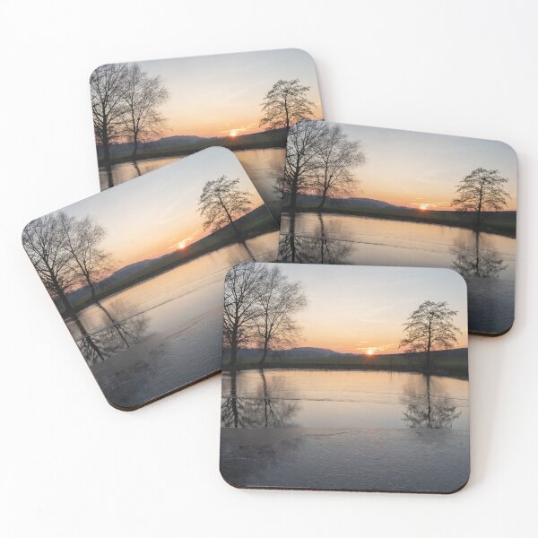 Item preview, Sunlight, frozen water and trees in winter designed and sold by Heidemüllerin.