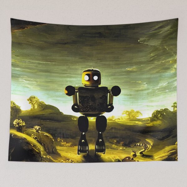 Item preview, Robot in the style of famous art. designed and sold by CRAFTER-MEDIA.