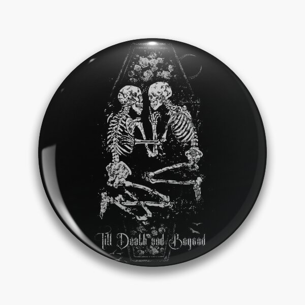 Item preview, Hasta La Muerte Y Más Allá, Amantes De Los Esqueletos, Amantes De Valdaro, Carta Del Tarot De Los Amantes, Regalo Del Día De San Valentín, Pareja Gótica, Estética Gótica, Arte Del Amor Vintage, Arte Romántico, Besos De Esqueletos designed and sold by SSINAMOON.