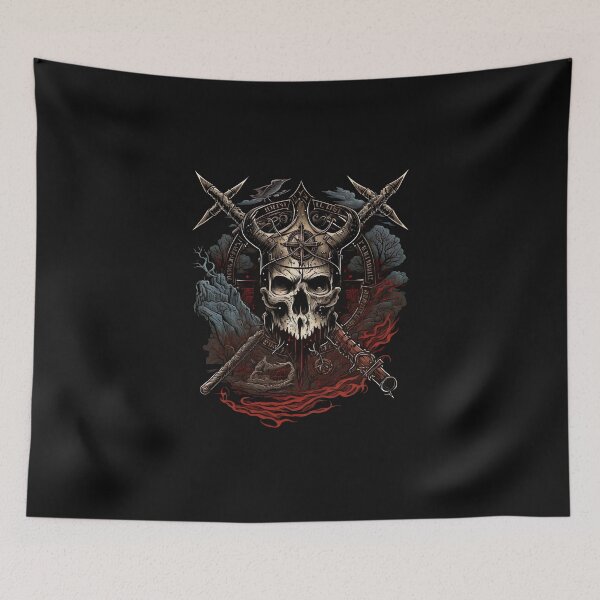 Item preview, Warrior Skull designed and sold by SasukiMedia.