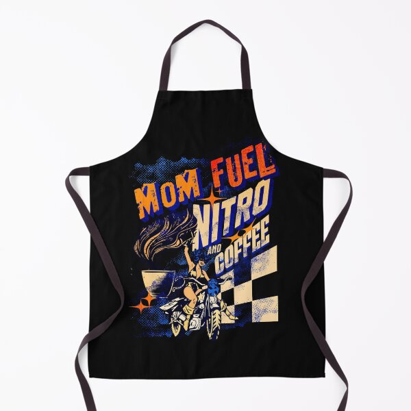 Item preview, Mom Fuel Nitro And Coffee Racing Caffeinated Coffee Drinker Caffeine Motorcycle Checker Flag Mama Mother Funny Cute designed and sold by CarantinedChaos.