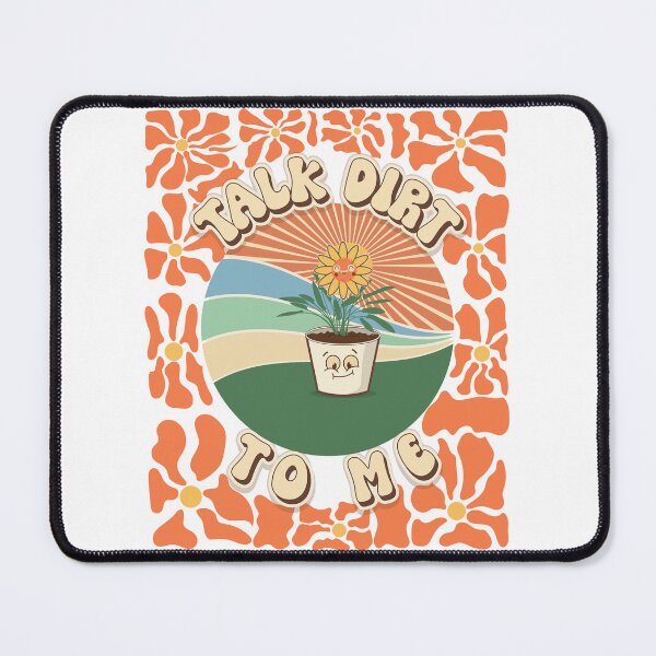 Item preview, Mothers day plant lover groovy sarcastic funny saying Talk dirt to me designed and sold by HomeCoquette.