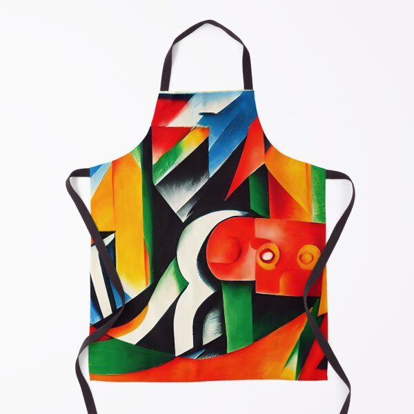 Aperçu de l'œuvre Des robots à la manière de Franz Marc créée et vendue par CRAFTER-MEDIA.