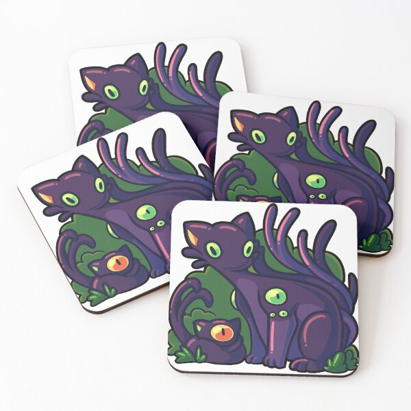 Item preview, Cute Eldritch Cat and Kitten designed and sold by AnomaLace.