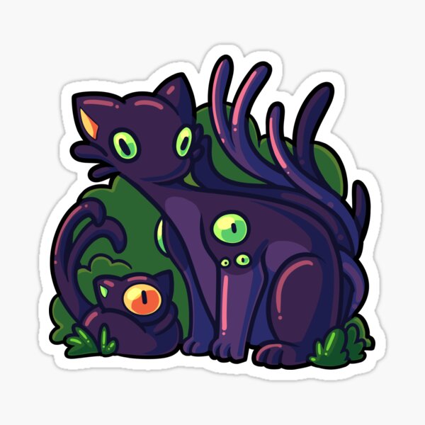 Artikel-Vorschau von Süße Eldritch-Katze und Kätzchen, designt und verkauft von AnomaLace.