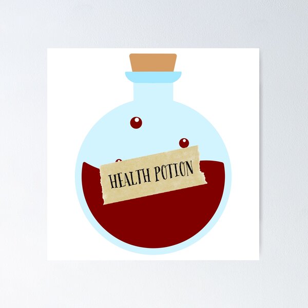 Item preview, Health Potion Bottle designed and sold by glc1985.