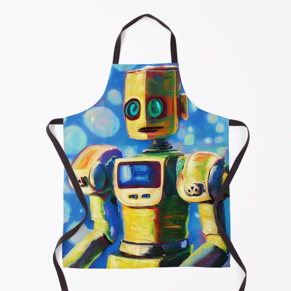 Aperçu de l'œuvre Robot dans le style de l'impressionnisme créée et vendue par CRAFTER-MEDIA.