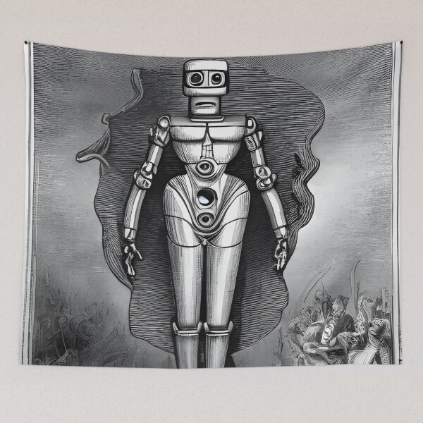 Item preview, Robot in the style of famous art. designed and sold by CRAFTER-MEDIA.