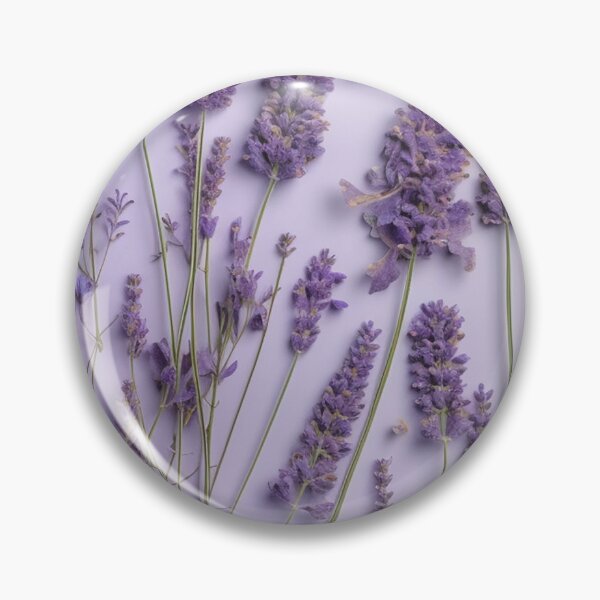 Item preview, Lavender Dreams: A Captivating Collage of Dried Blooms on a Purple Background designed and sold by EmeraldeaArt.