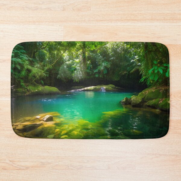 Item preview, The Tropical Oasis: A Calm Stream Amidst the Beauty of a Forest designed and sold by MonsterMatt87.