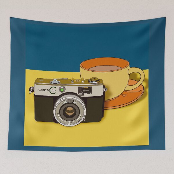 Item preview, Camera C and Coffee designed and sold by Wayne Young Arts.