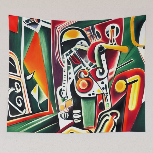 Aperçu de l'œuvre Des robots à la manière d'André Masson créée et vendue par CRAFTER-MEDIA.