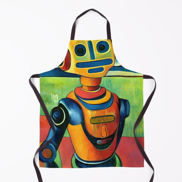 Aperçu de l'œuvre Des robots à la manière de Paul Gauguin créée et vendue par CRAFTER-MEDIA.