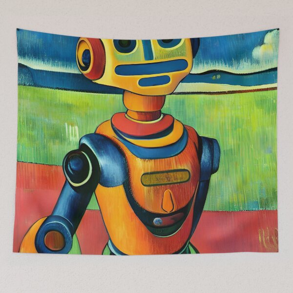 Item preview, Robot in the style of famous art. designed and sold by CRAFTER-MEDIA.