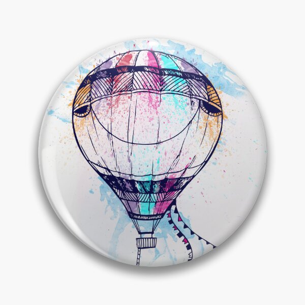 Item preview, Rainbow Dreams: A Vibrant Hot Air Balloon Adventure designed and sold by soulfulfaces.