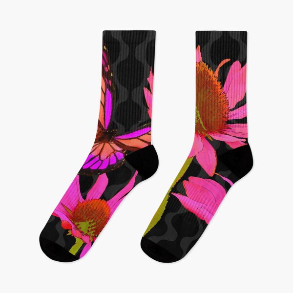 Item preview, Flower Pop II, floral Pop Art Echinacea, dragonfly designed and sold by Glimmersmith.