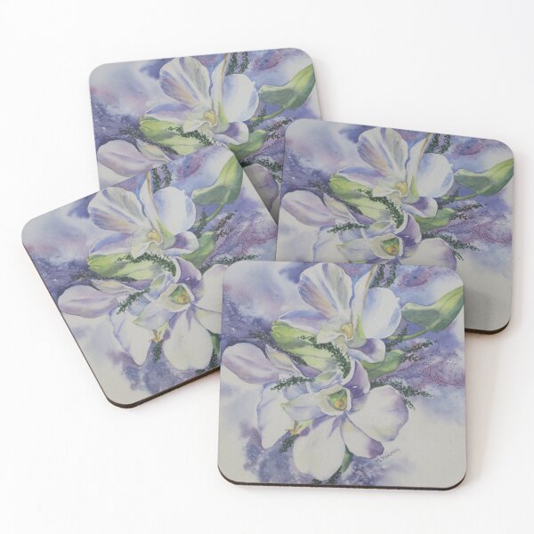 Item preview, White Orchids designed and sold by TrilliumArts.