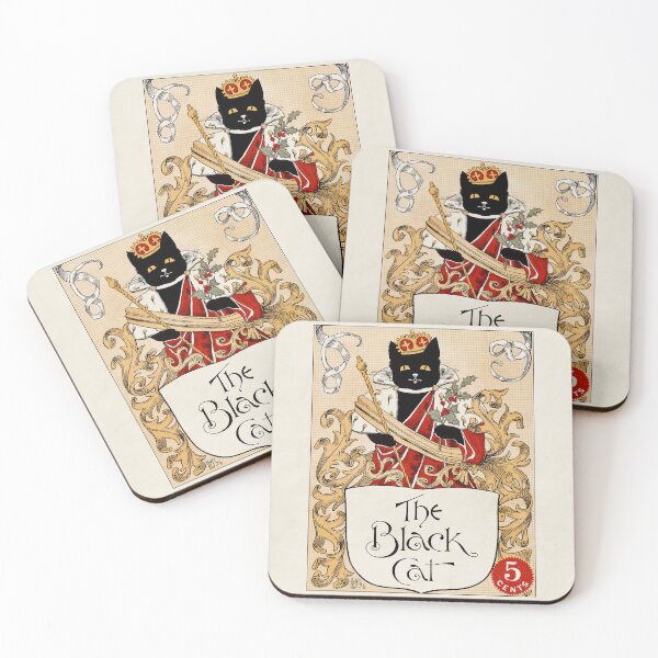 Item preview, Vintage Magazine Cover - The Black Cat - December 1896 designed and sold by Gin  Neko.