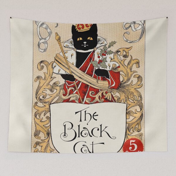 Item preview, Vintage Magazine Cover - The Black Cat - December 1896 designed and sold by Gin  Neko.