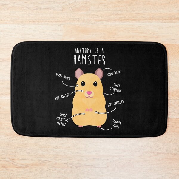 Item preview, Golden Syrian Hamster Anatomy designed and sold by Clara Hollins.