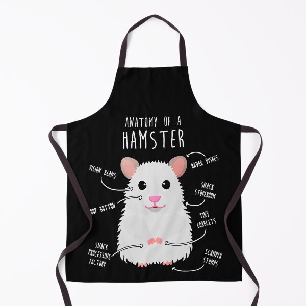 Item preview, Teddy Bear Long-Haired Syrian Hamster Anatomy designed and sold by Clara Hollins.