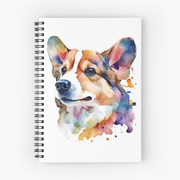 Item preview, Watercolor Pembroke Welsh Corgi Portrait designed and sold by kwillhoite.