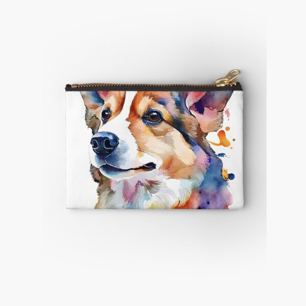 Item preview, Watercolor Pembroke Welsh Corgi Portrait designed and sold by kwillhoite.