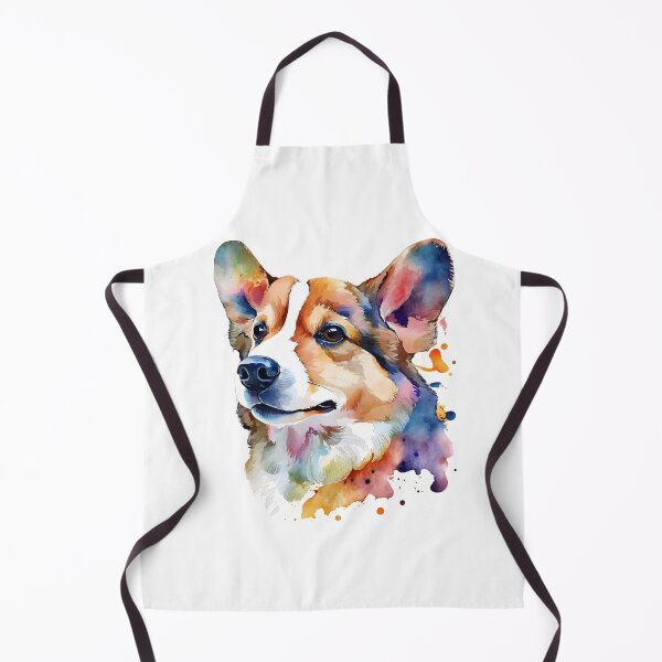 Item preview, Watercolor Pembroke Welsh Corgi Portrait designed and sold by kwillhoite.