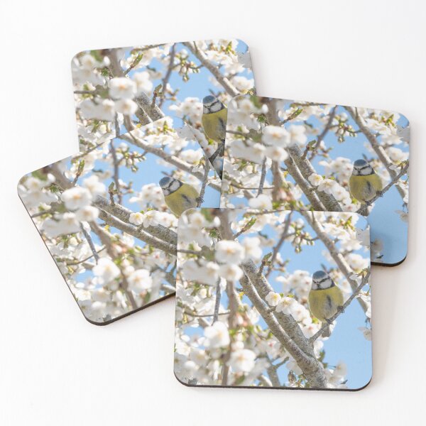 Item preview, Bluetit in the Spring Blossom designed and sold by photosbygemmad.