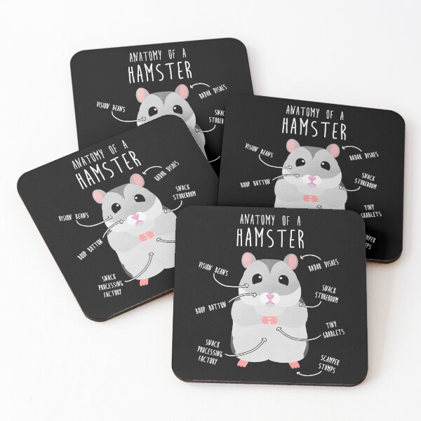 Item preview, Winter White Dwarf Hamster Anatomy designed and sold by Clara Hollins.