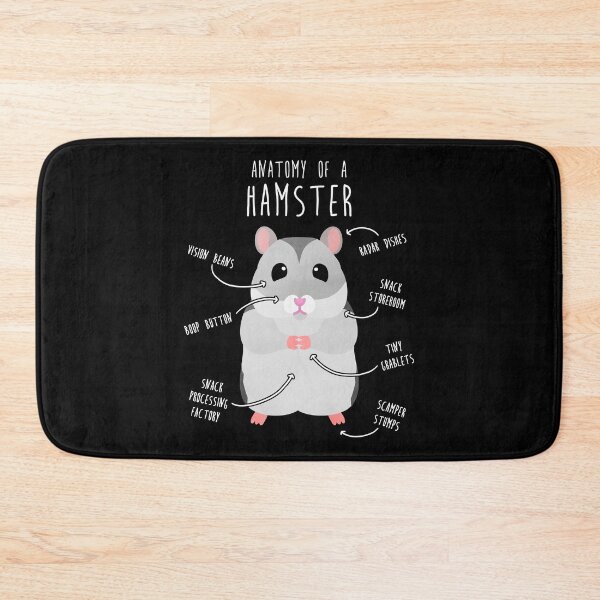 Item preview, Winter White Dwarf Hamster Anatomy designed and sold by Clara Hollins.