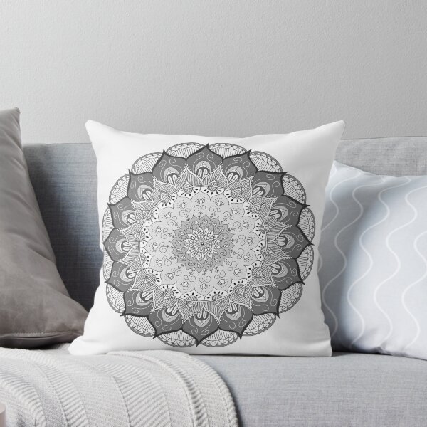Item preview, Grey Mandala on a Hot Day designed and sold by JesiVasquez.