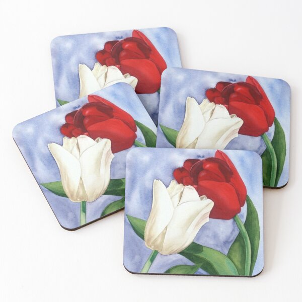 Item preview, Kissing Tulips designed and sold by TrilliumArts.