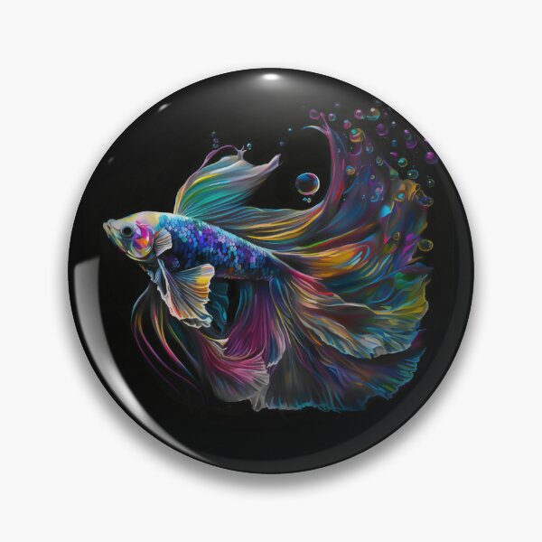 Item preview, Rainbow Betta fish designed and sold by BloodRubyz.
