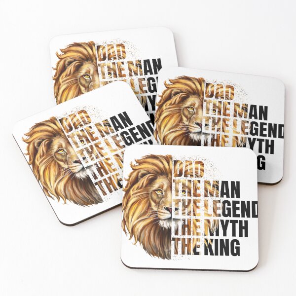 Item preview, Dad The Man The Legend The Myth The King _feat. Lion's head. designed and sold by javajossi.