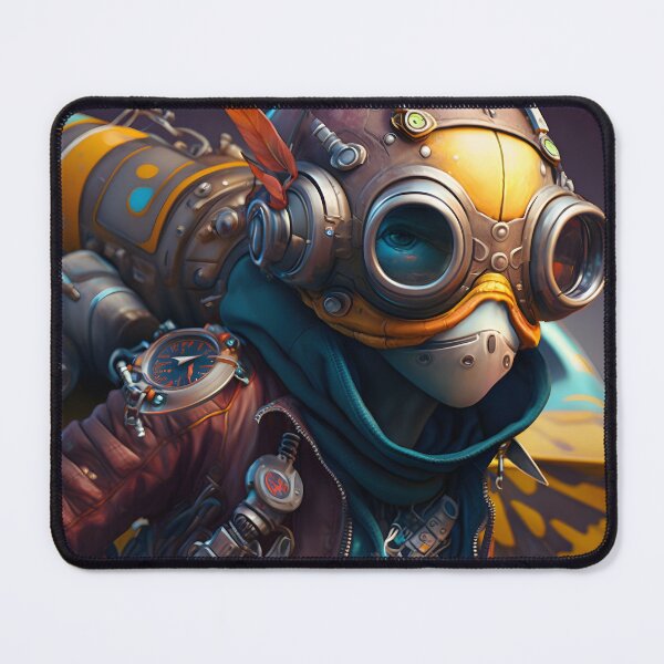 Item preview, Retro-Futuristic Adventurer: The Jetpack-Propelled Cyborg designed and sold by MonsterMatt87.