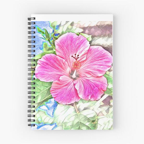 Item preview, Pink Hawaiian Hibiscus Digital Watercolor designed and sold by CommandoCrane.