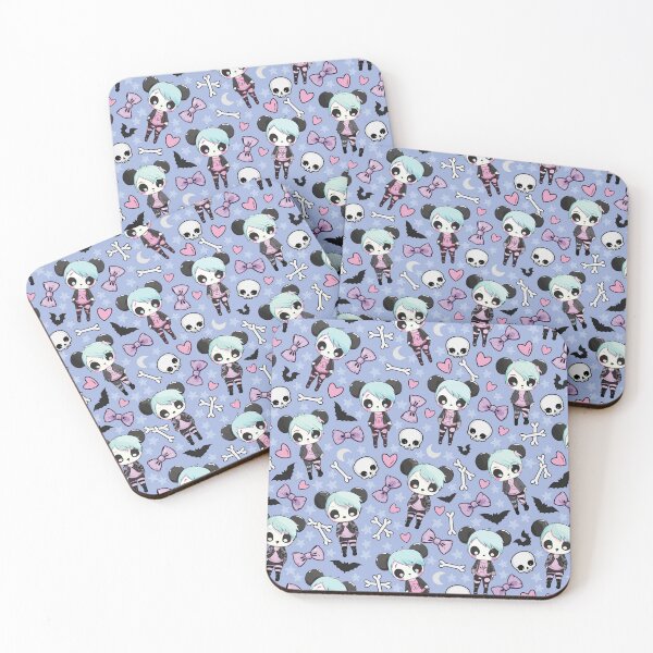 Item preview, Pastel Goth Panda Girls designed and sold by GriffyPrints.
