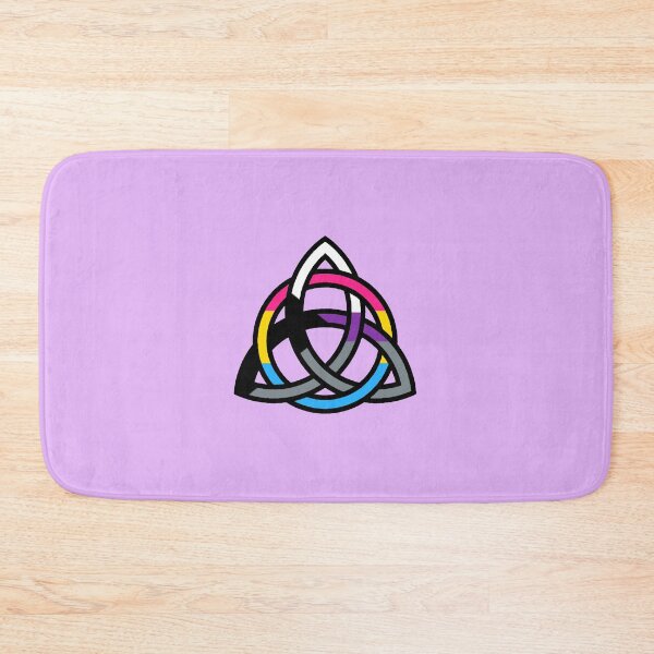 Item preview, Demi-Pansexual Triquetra designed and sold by QAF Warlock Patterns.