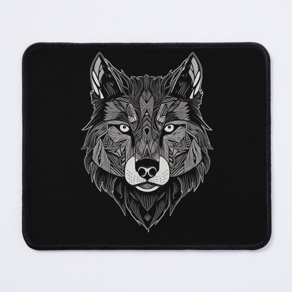 Item preview, Wolf Tribal Print designed and sold by OtterComforts.