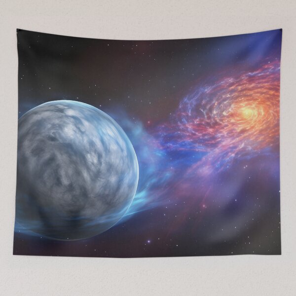 Item preview, Interstellar Waltz: A Neutron Star and Its Vivid Partner in a Cosmic Dance of Light designed and sold by MonsterMatt87.