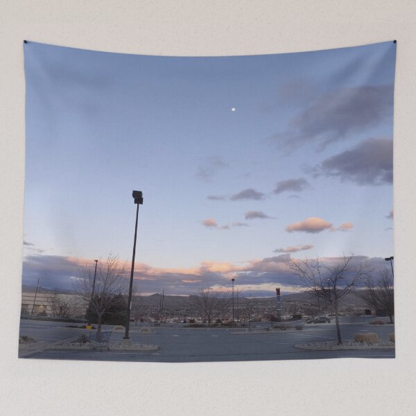 Item preview, daytime moon over walmart parking lot designed and sold by richard ely.